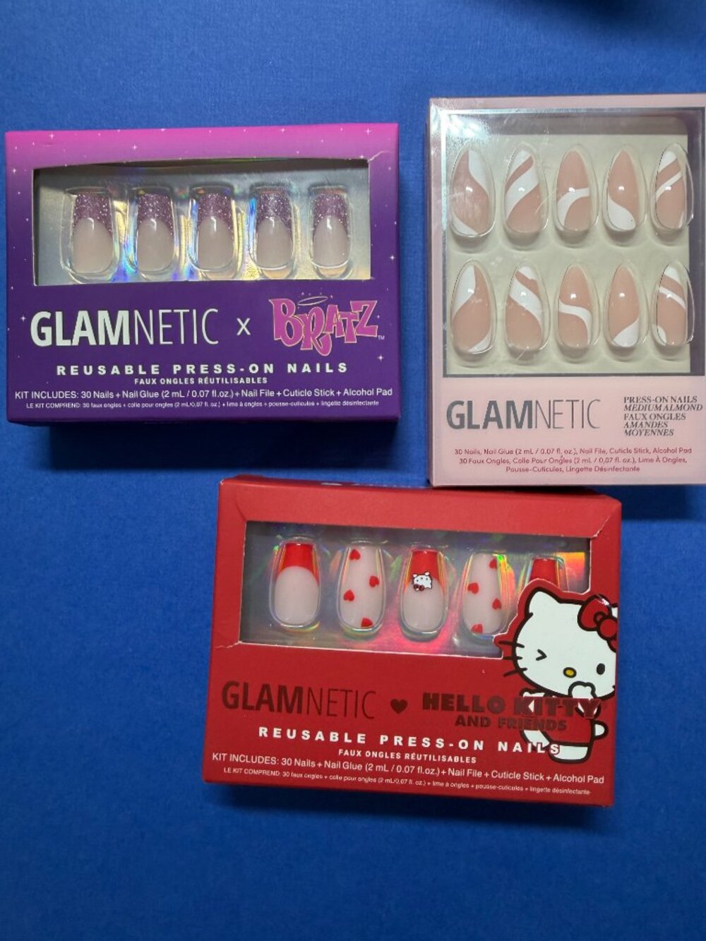 Mixed Lot of 18 Kiss Glamnetic Nailbliss Olive & June Nails - Picture 6 of 10
